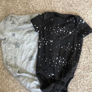 Star Wars baby gap onsies